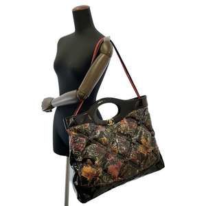 Chanel Chain Shoulder Bag Matelasse Coco Mark Double Flap Python